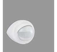 Telefunken - Sensor de Movimiento, Sensor de Movimiento 200°, Alcance máx. 12 m, Incluye Ajuste de Tiempo, Incluye luz Continua, máx. 1000 W, IP44, Blanco, 120 x 95 mm (LxD)