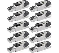 Telegärtner J00026A2000 - Conector de Cable RJ45 para AWG24/1-AWG22/1, AWG27/7-AWG22/7 (10 juegos)