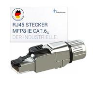 Telegärtner J00026A5001 conector RJ-45 Plata - Conectores de cable (RJ-45, Plata, Cat6a, T568B)