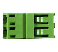 Telegärtner J08071A0004 adaptador de fibra óptica LC/APC Verde 1 pieza(s) - Adaptadores de fibra óptica (LC/APC, Verde, Monomodo, De plástico, Cerámico, IEC 61754-20)
