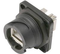 Telegärtner Juego de Bridas STX V1 J80020A0003 RJ45 Base Hembra empotrable Polo: 8P8C Negro 1 pc(s)
