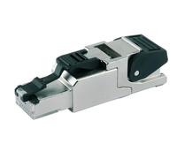 Telegärtner mfp8 t568 a cat.6a rj-45 negro, plata