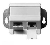 TELEGARTNER VAD 4P 8/8 Up/50 EK - Caja de Conexiones para instalación de conductos (Cat. 6, 2 Unidades), Color Blanco