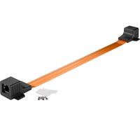 TELEINFORMATIC paso ventana plano RJ45-RJ45 0,25m 71411