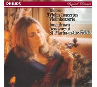 Telemann: 5 Violin Concertos - Iona Brown, ASMF