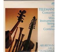 TELEMANN - CONCERTOS FOR WIND INSTRUMENTS STRINGS AND CONTINUO LP (VINYL) CZECH SUPRAPHON 1971