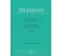 TELEMANN - Concierto en Sol Mayor (TWV:51/G9) para Viola y Piano (Urtext) (Hirschmann)