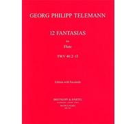 TELEMANN - Fantasias (12) para Flauta (Inc.Facsimil) (Kuijken)