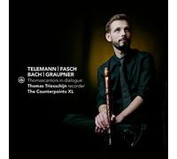 Telemann, Fasch, Bach, Graupner : Concertos pour flûte à bec. Trisschijn.