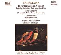 Telemann, G.P. – Suite para flauta dulce y Concierto para viola – NAXOS