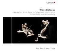 Telemann, Hindemith, Stravinski, Wiesenberg : Oeuvres pour alto seul. Ben-Ziony.