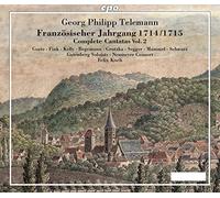 Telemann : Kantaten Französicher Jahrgang, vol. 2. Goetz, Fink, Kelly, Begemann, Grutzka, Segger, Mammel, Schwarz, Koch.