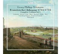 Telemann : Kantaten Französicher Jahrgang, vol. 5. Grabitzky, Kovacs, Fink, Mack, Mammel, Pfaller, Ries, Koch.