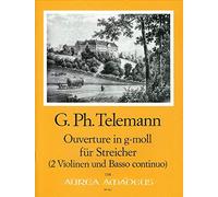 TELEMANN - Obertura en Sol menor (TWV:55/g8) para 2 Violines y Piano (Payne)