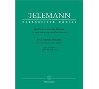 Telemann: Six Sonatas in Canon, Op.5 (Urtext), Vol. 1 Nos. 1 - 3