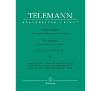 Telemann: Six Sonatas, Op.2 (Urtext), Vol. 2: Nos. 4 - 6