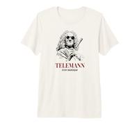 Telemann Stay Baroque Funny Compositor de música clásica Camiseta Premium