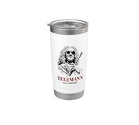 Telemann Stay Baroque Funny Compositor de música clásica Vaso térmico de acero inoxidable de doble pared