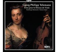 Telemann : Trios pour le dessus de viole. Eckert.