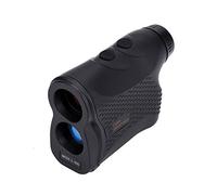Telémetro de Golf, Telémetro Prismático Profesional Monocular Medidor de Distancia Larga, 6X Aumento, Velocidad de telescopio Caza de Golf Compacto, Negro