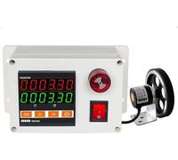 Telémetro Digital, Contador de distancias Digital, codificador rotatorio con Rueda giratoria y zumbador, Rango de conteo de 0 a 999999, para Cable, Hilo de Pesca, Alambre de Seda.