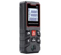 Telémetro Láser 40M,Kingcenton Medidor Laser con Niveles de Burbuja,Unidad M/in/ft/ft + in, retroiluminación LCD, P54,Precisión ± 1.5 mm Metro Láser Profesional