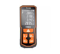 Telémetro láser - NEO TOOLS - 75-204 - Alcance 60 m - Precisión 2 mm - IP54