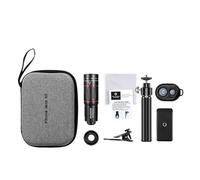 Teleobjetivo 28X For Teléfono, Telescopio Monocular 4K HD con Trípode, Clip Universal For Teléfono Móvil, Lentes con Zoom For Teléfonos Inteligentes(with Bluetooth)