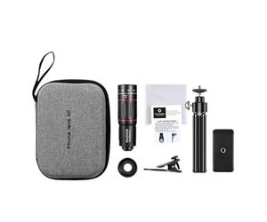 Teleobjetivo 28X For Teléfono, Telescopio Monocular 4K HD con Trípode, Clip Universal For Teléfono Móvil, Lentes con Zoom For Teléfonos Inteligentes(Standard)