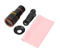 【 】 Teleobjetivo Profesional 12X Telescópico Enfoque Universal para teléfono móvil Tableta Teleobjetivo telescópico HD Lente sin Lente de viñeta