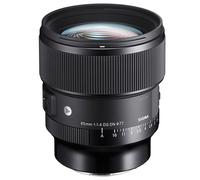 Teleobjetivo Sigma 85mm f1.4 DG DN ART Sony E, 15/11 elementos, filtro 77mm, negro