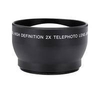 Teleobjetivo Teleconvertidor HD de 52 Mm 2X para Cámara con Montura de 52 Mm, Zoom Doble, Fácil Instalación y Extracción