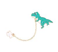 Telephone Birdcage Chain Brooches for Women Cute Coat Shirt Pin Clothes Dangle Brooch Bird Cage Animal Enamel Pi Decorate Alloy (Iron) Child Lapel