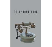 Telephone Book: telephone book with alphabetical tabs | telephone directory book | telephone book a-z | telephone book A5 | Alphabetical Organizer Journal Notebook for contact | 6 × 9 in