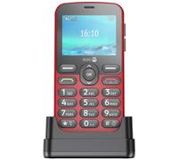 Téléphone portable basique doro 1880 2,4 4g micro sim rouge
