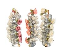 Telephone Wire Diademas para el Cabello - Elásticos para el Cabello Sin Robo - Elásticos de Cola Extensibles para Niñas Adolescentes Escuela Deporte Actividades