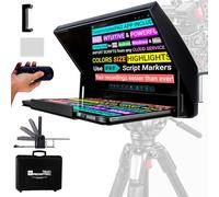 TELEPROMPTER PAD iLight Pro 14" Teleprompter iPad Tablet Prompter de Vídeo con Mando App Teleprompter y Maleta Beam Splitter Autocue Telepronter DSLR iPhone Compatible con Apple Android Mac Win