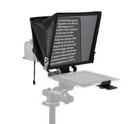 Teleprompter, Plegable, Control Inalámbrico, Divisor de Haz HD, Soporte Extensible, Compatible con Cámaras DSLR, para Presentaciones, Cursos Online, Grabaciones de Tutoriales
