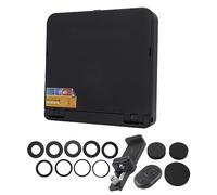 Teleprompter Portátil Plegable TC7 TC7 para la Cámara de Tableta de Teléfonos Inteligentes -LR, Equipado con Anillos de Adaptador, para Grabaciones de Video y Lecciones en Línea