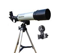 Telescope for Adults Beginners s, 50mm Aperture 360mmAstronomical Refractor Telescope Prism Lens Telescope for Astronomy with Smartphone Adapter