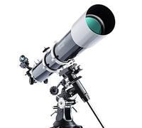 Telescope for Beginners 80mm Aperture 900mm Portable Astronomical Telescopes with Smartphone Adapter Handheld Telescope Good YangRy