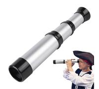 Telescope For Kids - ABS 32x4.5x4.5cm | Kids Telescope | Pirate Monocular Spyglass Toy | Extendable Outdoor Educational Science Telescopes | Learning Exploration Toy For Children Travel Use