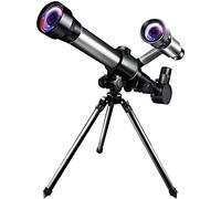 Telescope for Kids Adults Beginner, 50mm Refractor Astronomy Telescope with Finder Scope & Tripod, Multi-Powered Eyepiece Monocular For Watching Birdwatching, Hunting, Hiking Sightseeing Telescop