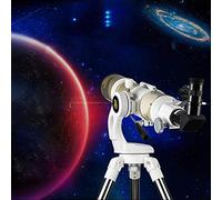 Telescope Gift Astronomical Telescope,640/80MM Professional Adult Telescope,Jingwei Desktop Refractor,with Tripod + Electronic Finder + Smartphone Adapter