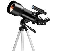 telescope Telescope Telescopes for Adult 70mm Aperture 400mm Astronomical Refractor Telescope Prism Lens with Phone Mount and Tripod to Observe Moon and Planet