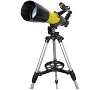 telescope Telescope Telescopes for Adult 70mm Aperture Astronomical Refractor Telescope Prism Lens Telescope for Astronomy with Backpack and Tripod Observe Moon and Plan