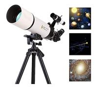 Telescopes for Adults & Kids, Wide-Angle Astronomical Telescope, 80mm Aperture 131X Beginner Monocular Lunar Observation Telescope, Travel Astronomical Telescope with Tripod and Eyepiece YangRy