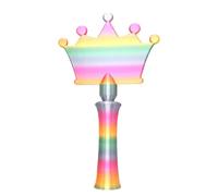 Telescopic 3D Printed Wand, Contactless Payment Stick, Card Holder Cosplay Prop, Fun Toy for Women Men Children, Raves Parties and Pranks 3D Printed Design, Colorful Colors Adjustable Size 25.5x15x4cm