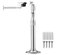 Telescopic Ceiling Mount Bracket for Dome Security Camera, Wall Bracket for Dorm, Apartment, School, Adjustable and Secure Camera Mount, Outdoor and Indoor, Easy to Install for Various Lo