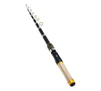 Telescopic Fishing Rod, Foldable Casting Pole, Lightweight Travel Stick, Smooth Reel Handling Durabled Carbon for Saltwater Kayak Bank Boat Fishing, 14.96 pulgadas
